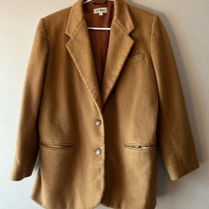 Vintage L.L. Bean Tan Suit jacket SZ 12